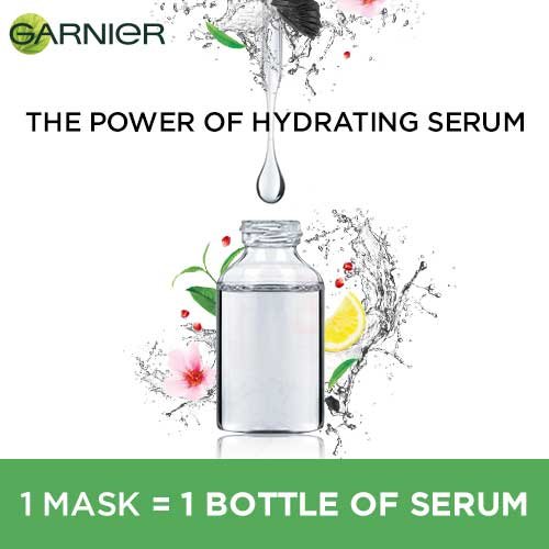 Garnier Sheet Mask = 1 Bottle of Serum